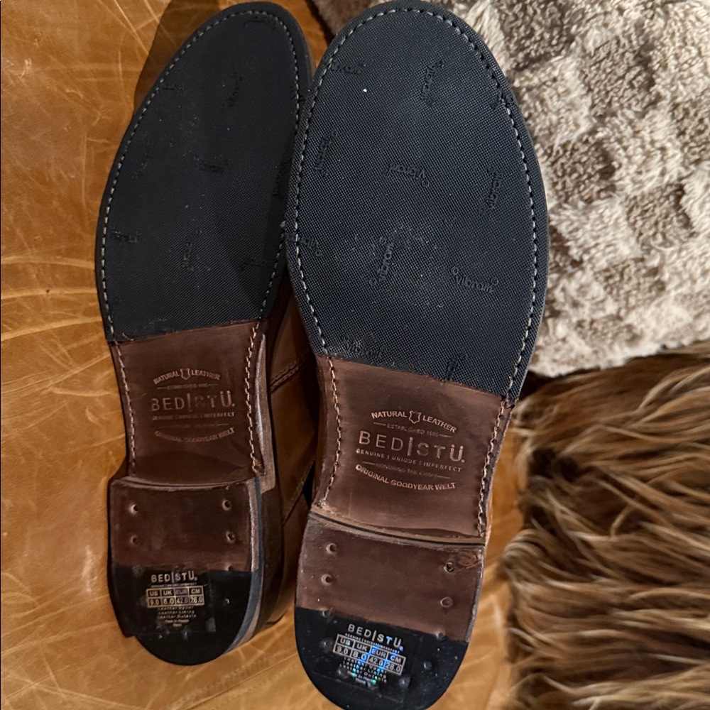 BED|STU Brown Leather Men's Ankle Boots - Picture 4 of 5